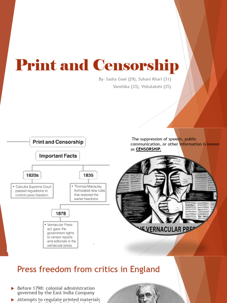 Print and Censorship | PDF | Censorship