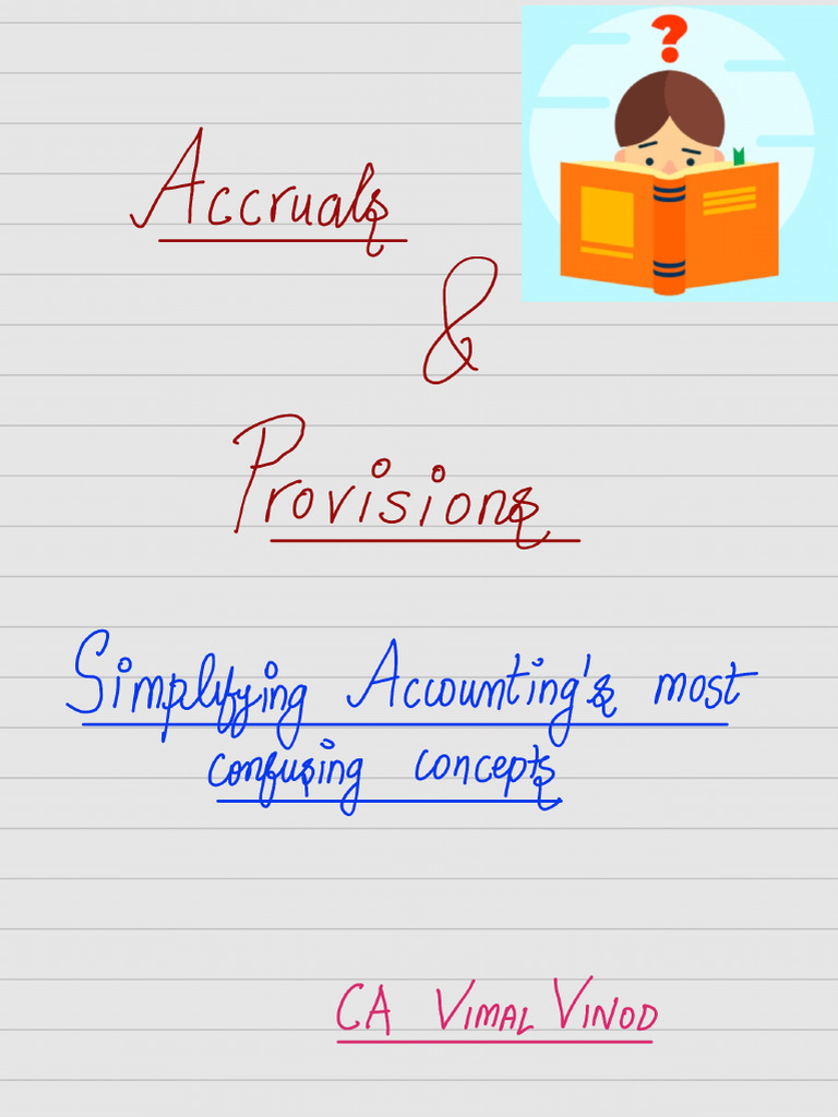 Accruals and Provisions 1725517930 | PDF