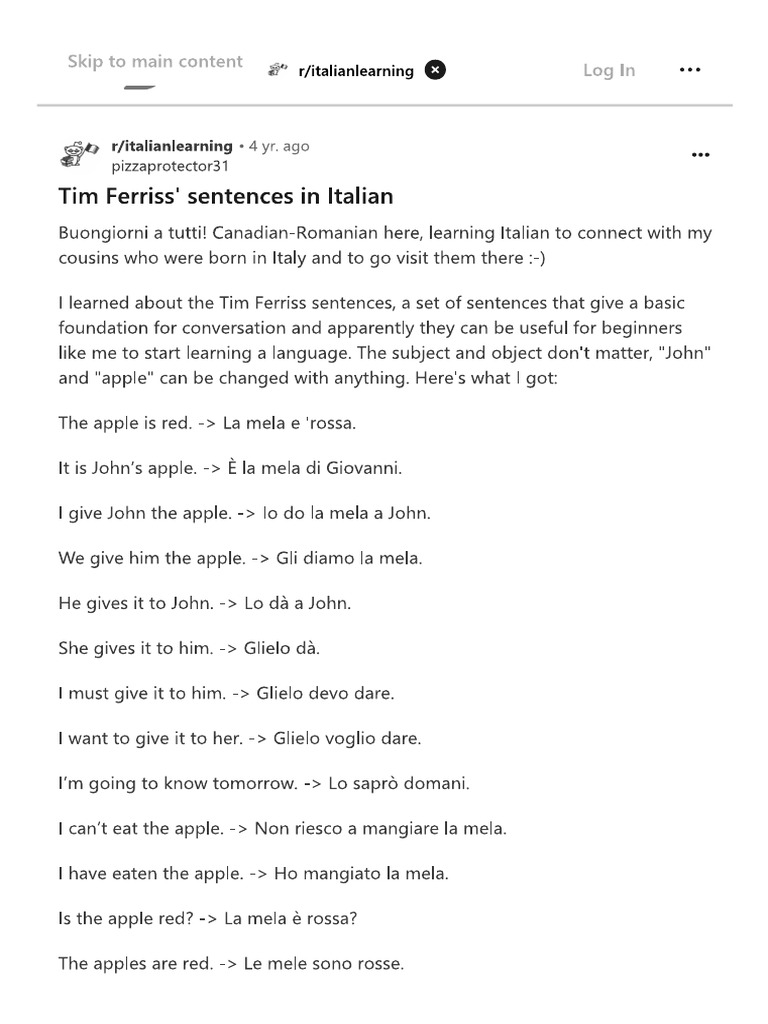Tim ferriss italian phrases to know when learning a language pdf