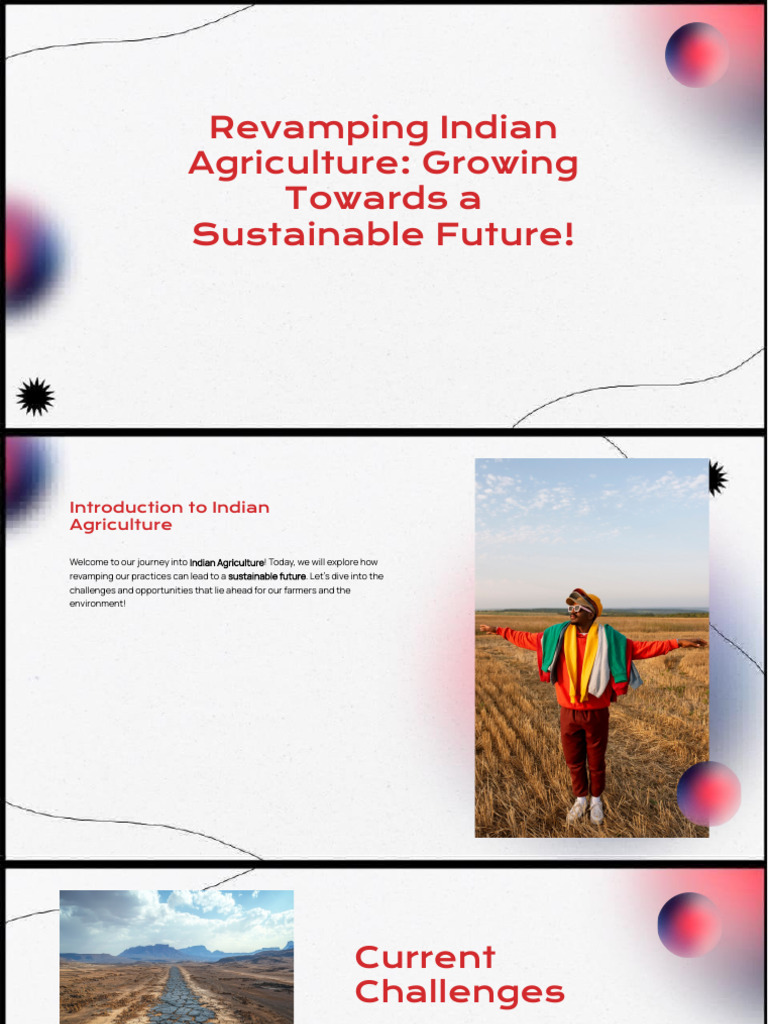Slidesgo Revamping Indian Agriculture Growing Towards A Sustainable ...