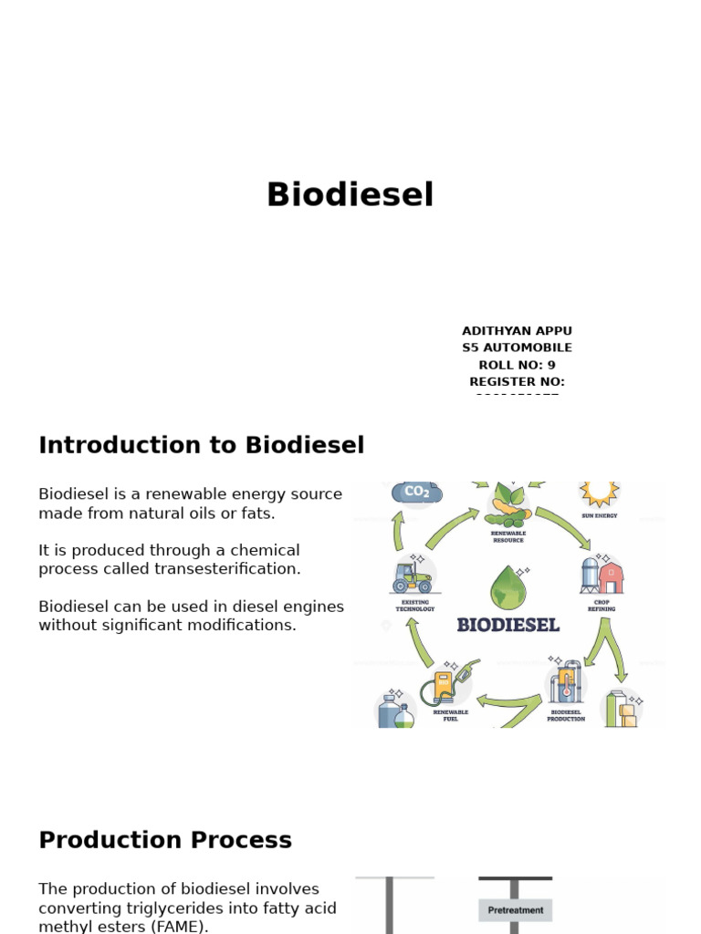 Biodiesel (1) .PPTX - 20241017 - 130114 - 0000 | PDF | Biodiesel ...