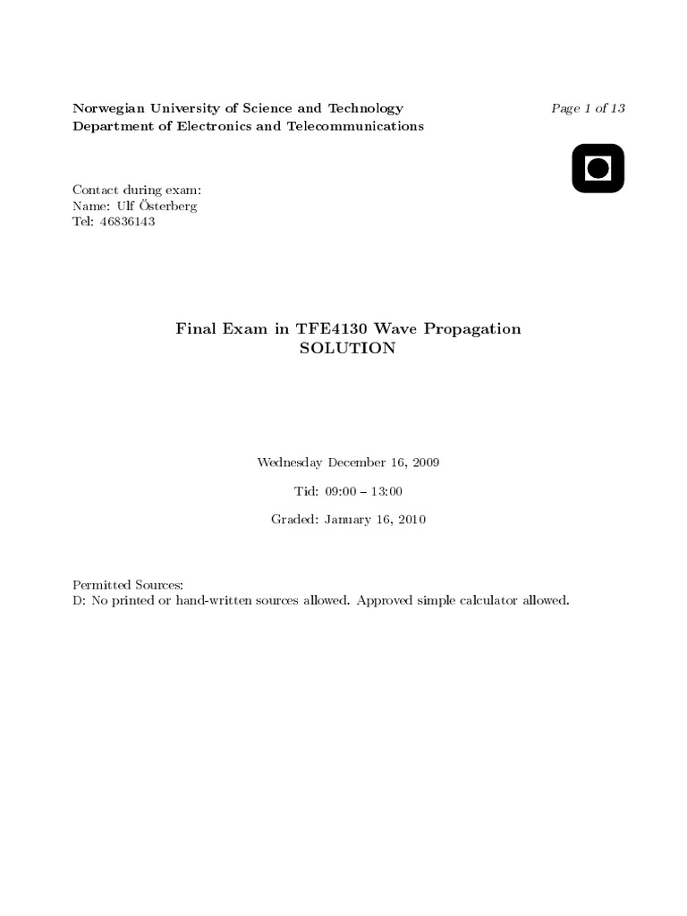 Electromagnetic Wave Equations and Properties | PDF | Mathematical Physics