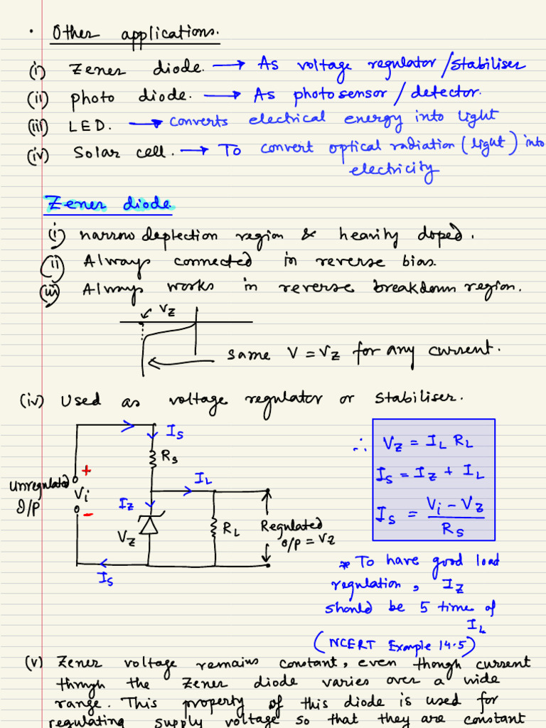 Applications of Diodes and Solar Cells | PDF | Diode | Physical Sciences