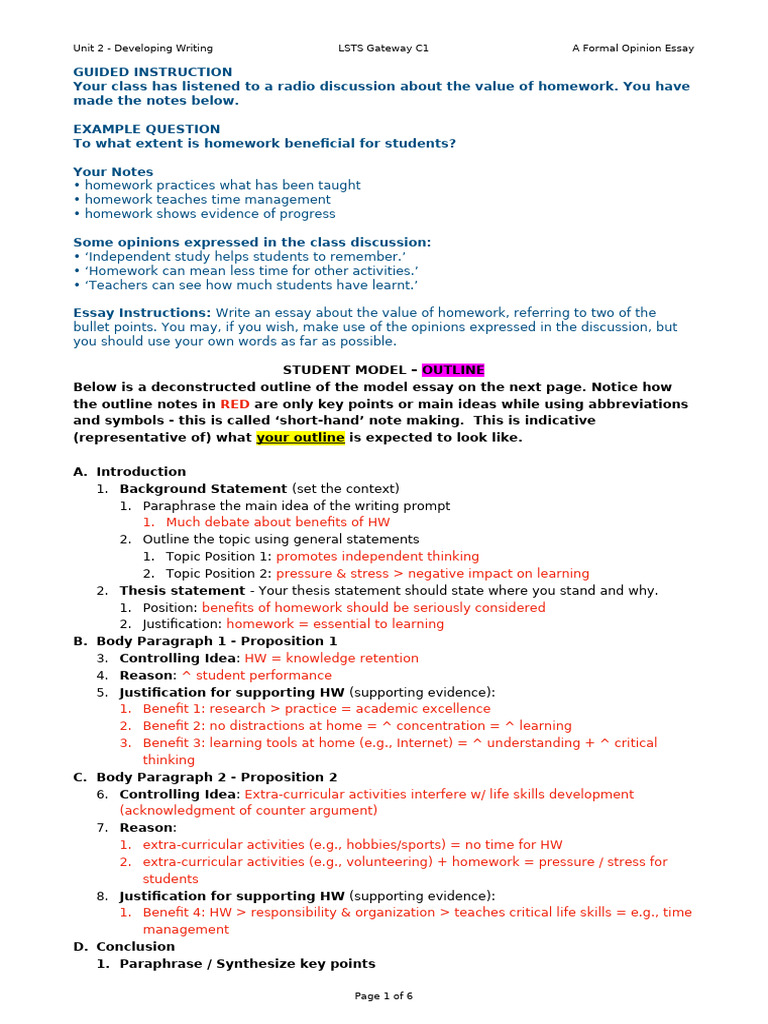 Benefits of Homework in Education | PDF | Homework | Essays
