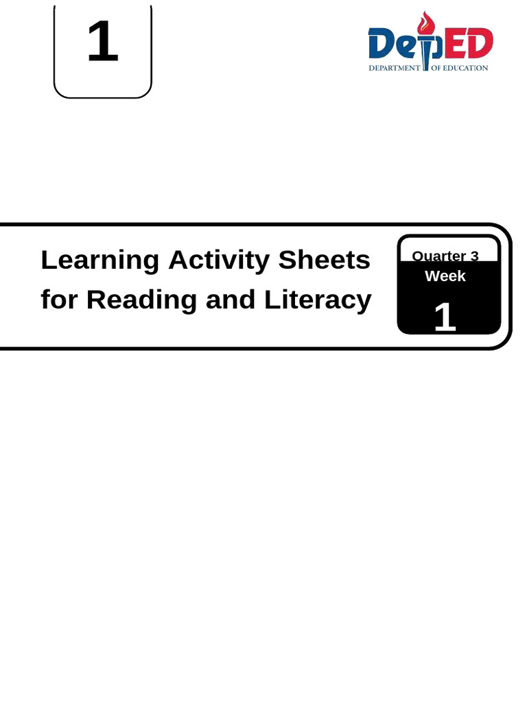 Grade 1 Reading Activities: Week 1 | PDF | Human Communication ...