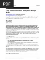 Download ESQL Code WebSphere Message Broker by mdthakkar SN80107460 doc pdf