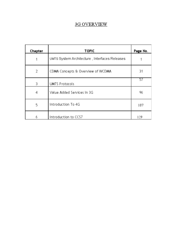 3G System Architecture and Protocols | PDF