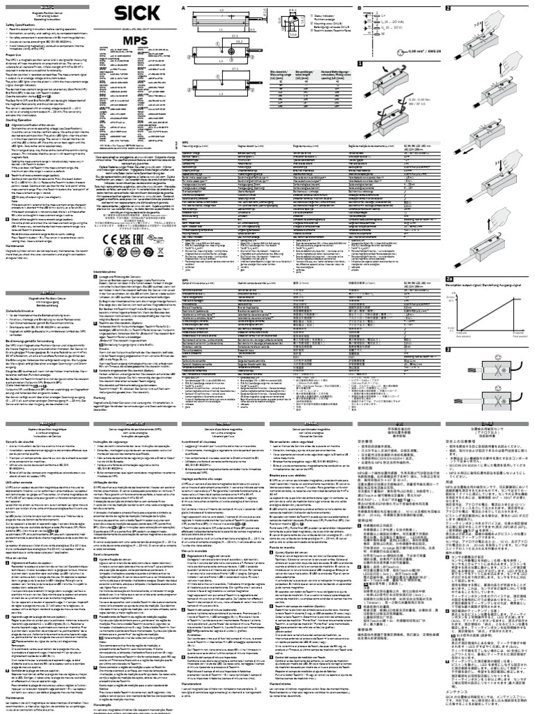 Magnetic Position Sensor Manual | PDF | Sensor | Computer Engineering