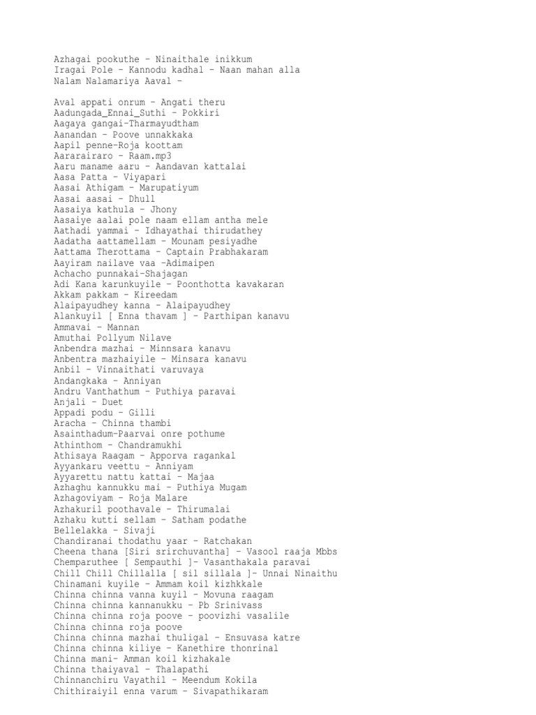 Song Selections | PDF