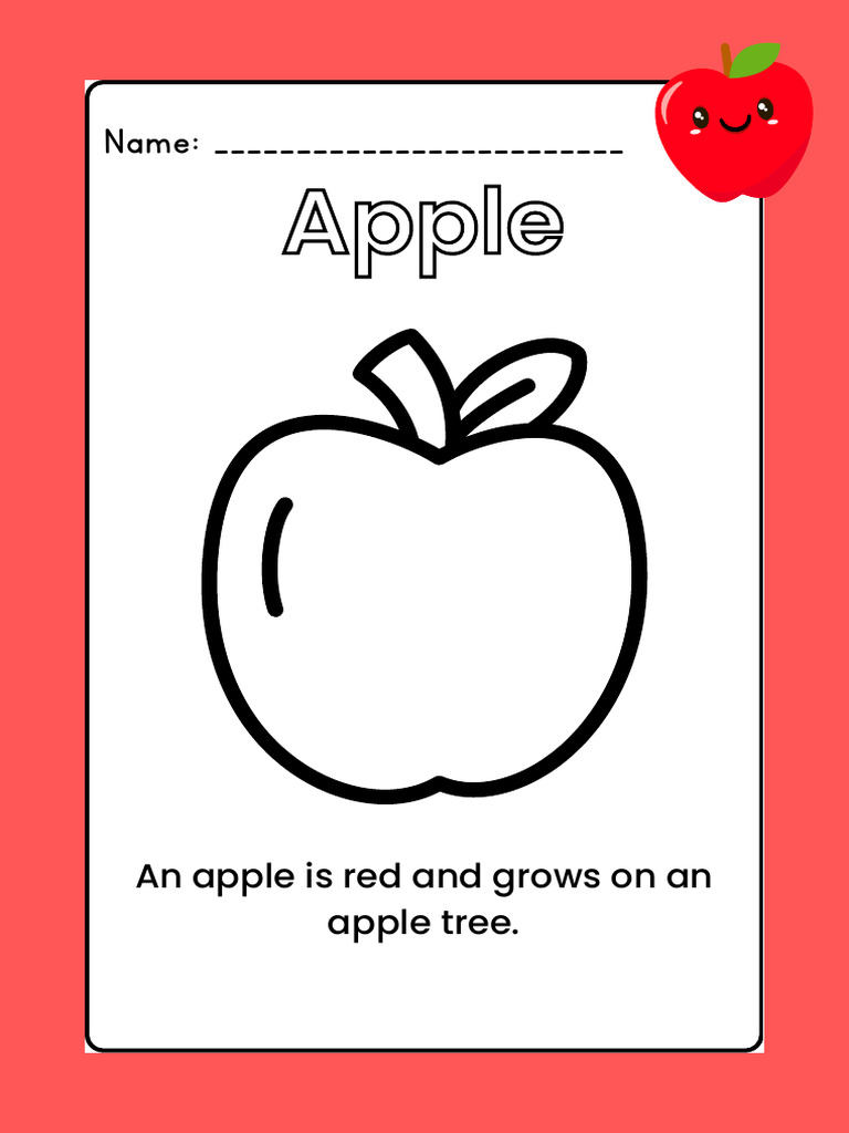 Apple Tree and Its Red Fruit | PDF