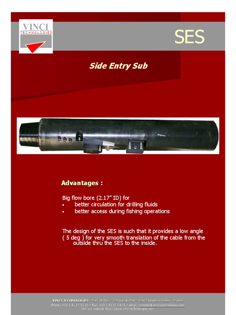Side Entry Sub: Advantages | PDF