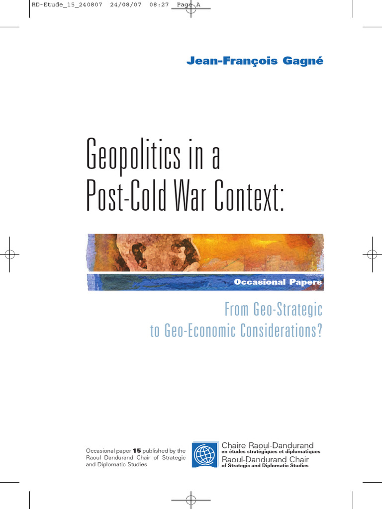 Post-Cold War Geopolitical Shifts | PDF | International Relations ...