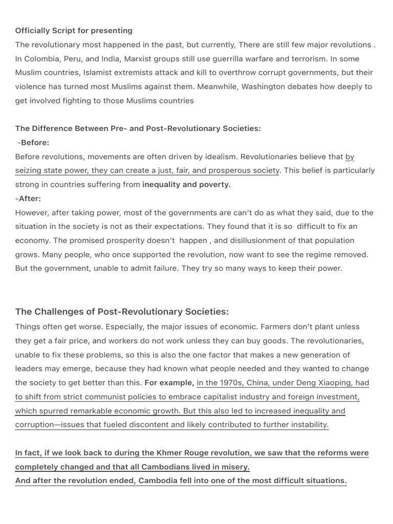 Officially Script For Presenting | PDF | Economic Inequality ...