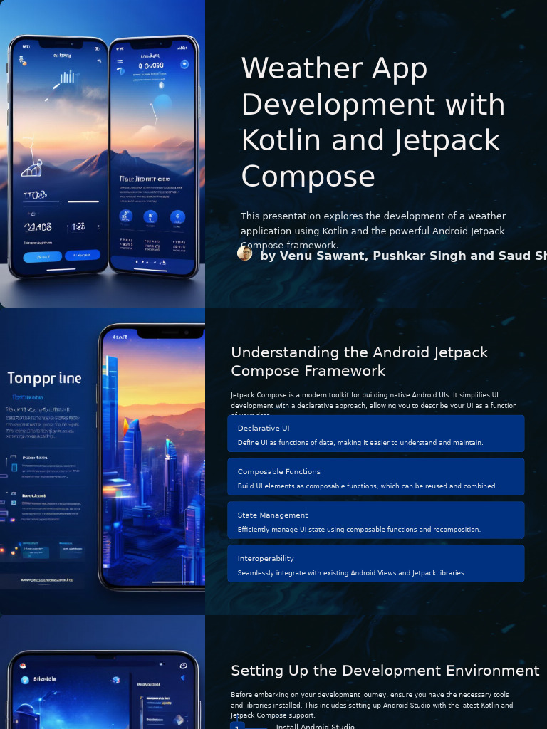 Kotlin Weather App Development Guide | PDF | Android (Operating System ...