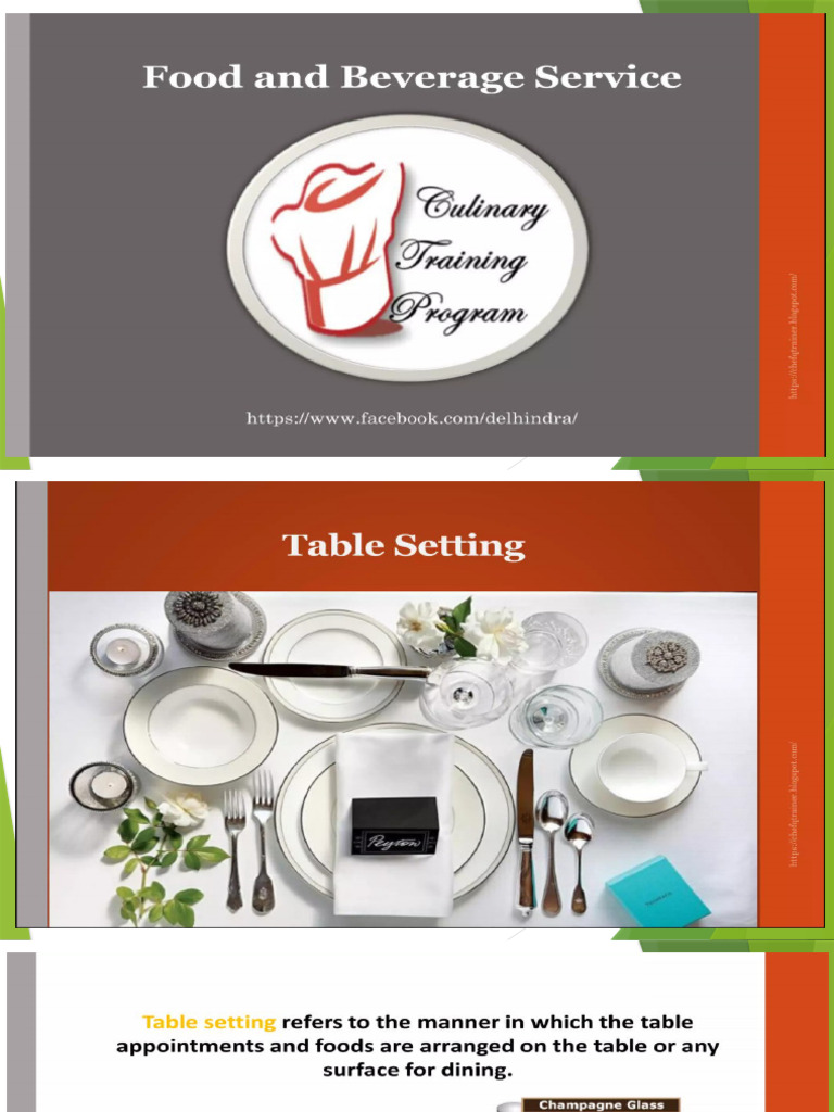 g10 Table Settings | PDF