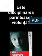 Este Disciplinarea Parinteasca Violenta