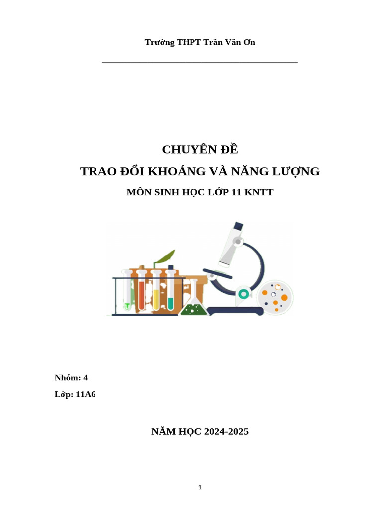 CHUYÊN ĐỀ Sinh | PDF