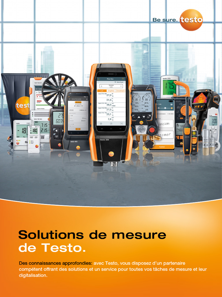 Testo Catalogue BE FR | PDF | Calibrage | Thermomètre