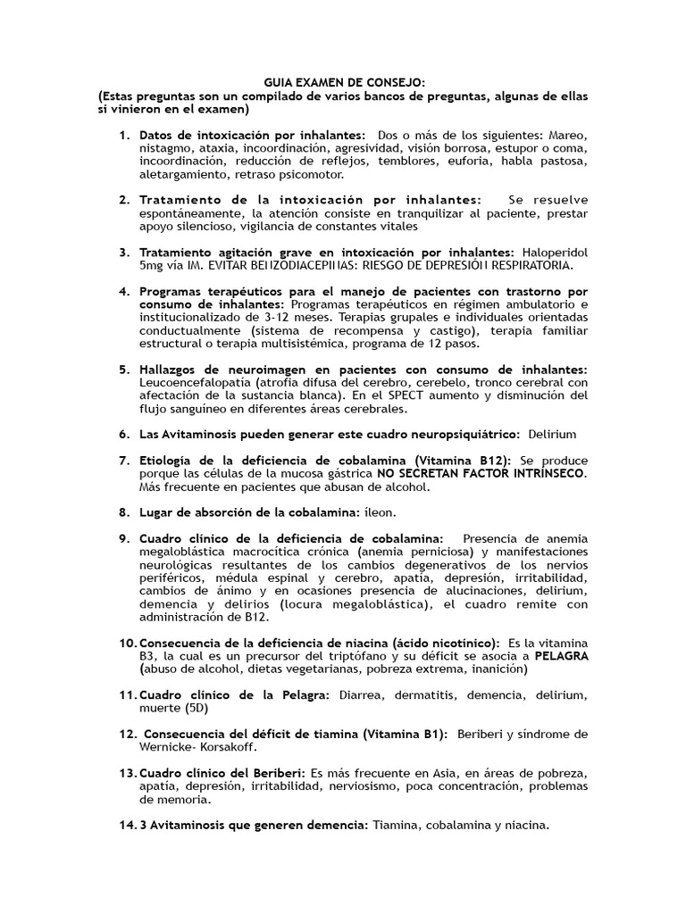 GUIA PARA CMP 2020 | PDF | Enfermedad de Alzheimer | Antidepresivo