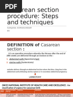 Lower Section Caeserian Section | PDF | Caesarean Section | Uterus