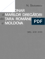55476359 Dictionar Al Marilor Dregatori Din Tara Romaneasca Si Moldova