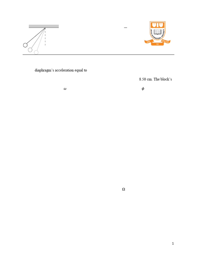 Practice problem 2 shm pdf oscillation damping