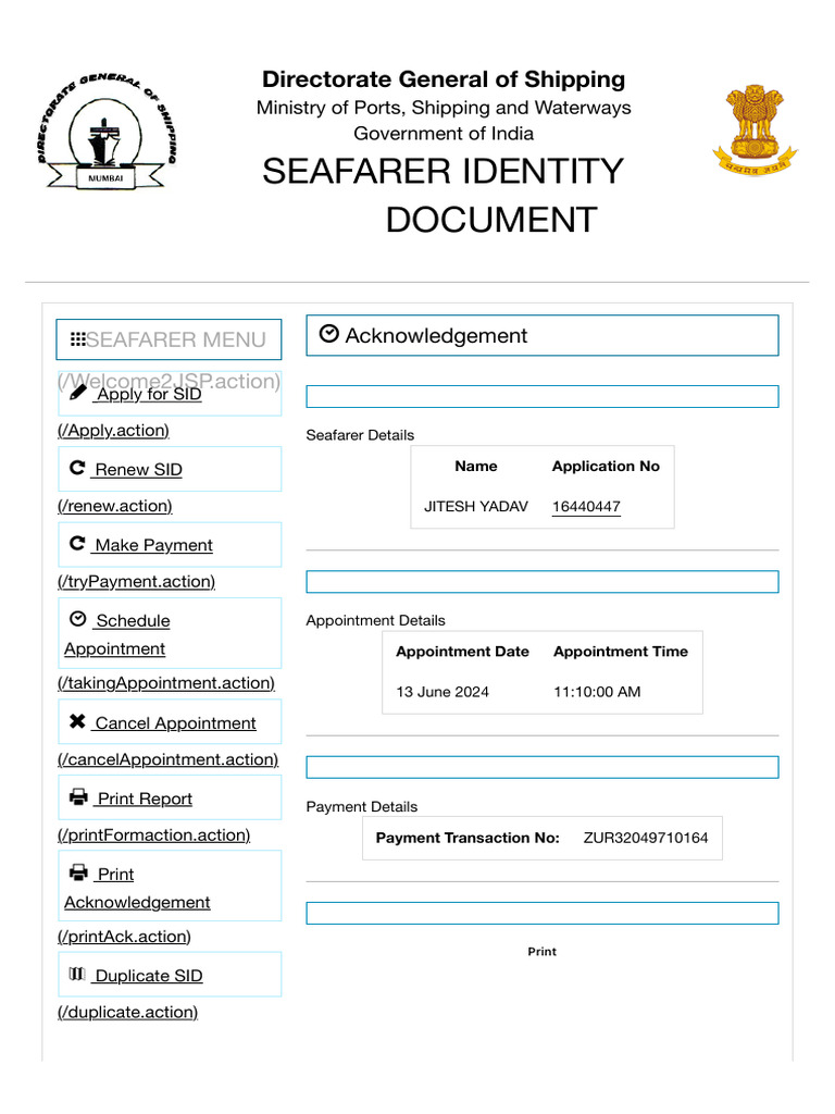 Schedule Appointment | PDF