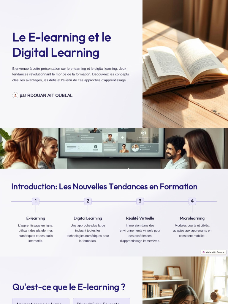 E-learning et Digital Learning : Tendances clés | PDF | Technologies de ...