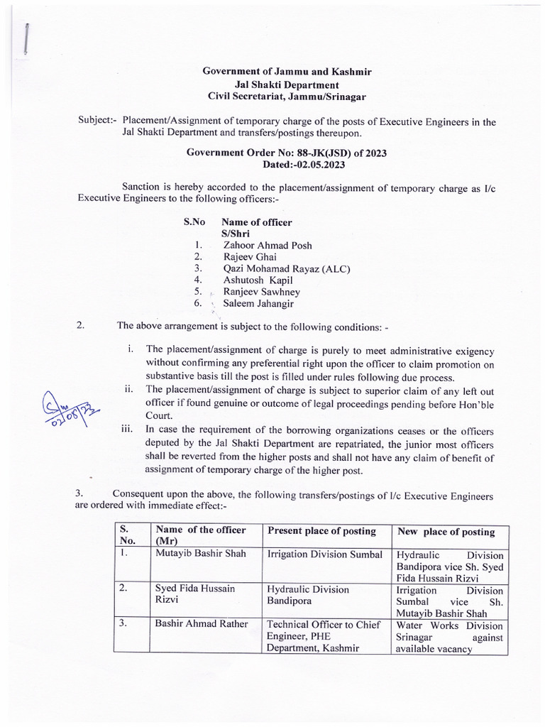 Government Order No 88 of 2023 | PDF