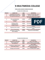 Videograohy Course Outline