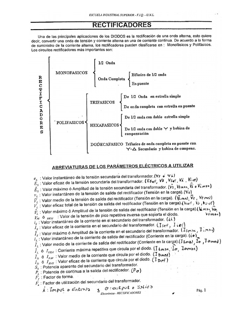 Cálculo de Rectificador Trifásico 2 KW | PDF