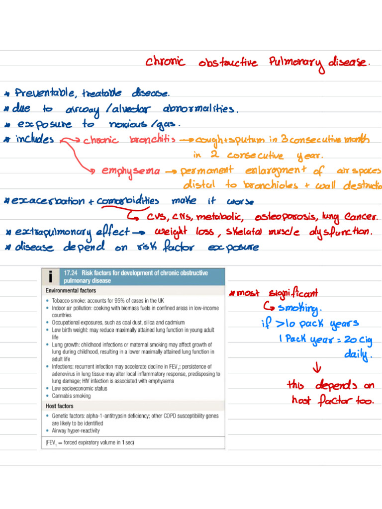 Copd | PDF | Chronic Obstructive Pulmonary Disease | Epidemiology