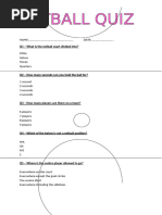 Basic Netball Rules and Positions | PDF | Ball Games | Team Sports