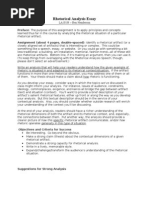 Download Rhetorical Analysis Essay Situation by Ben Henderson SN80115612 doc pdf