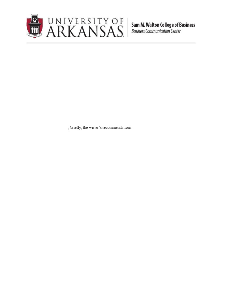 Recommendation Report | PDF