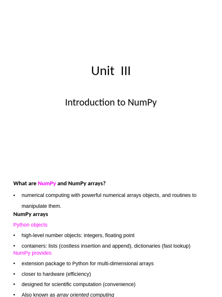19ITP11 Unit III 1722502325118 | PDF | Data Type | Pointer (Computer ...