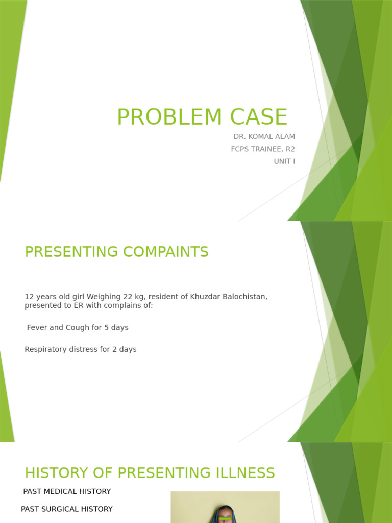 Problem Case Unit 1 Final1 Komal | PDF | Vertebral Column | Medical ...