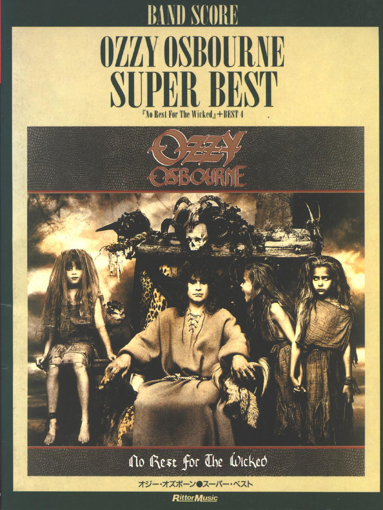 Ozzy Osbourne - Super Best (Band Score) | PDF