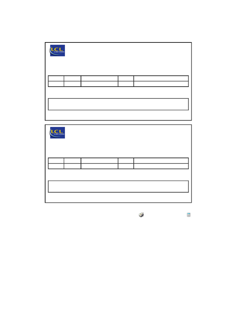 RIB LCL : Informations et Utilisation | PDF