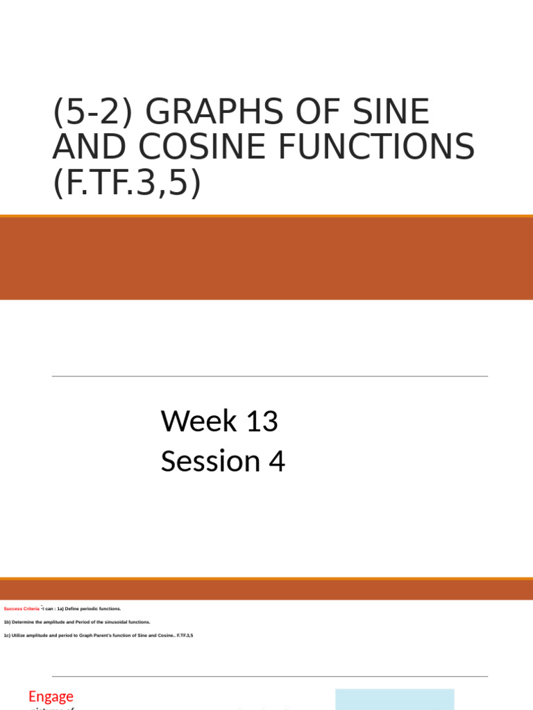 g12 - U5 - l2 - Graphs of Sine and Cosine Functions | PDF ...