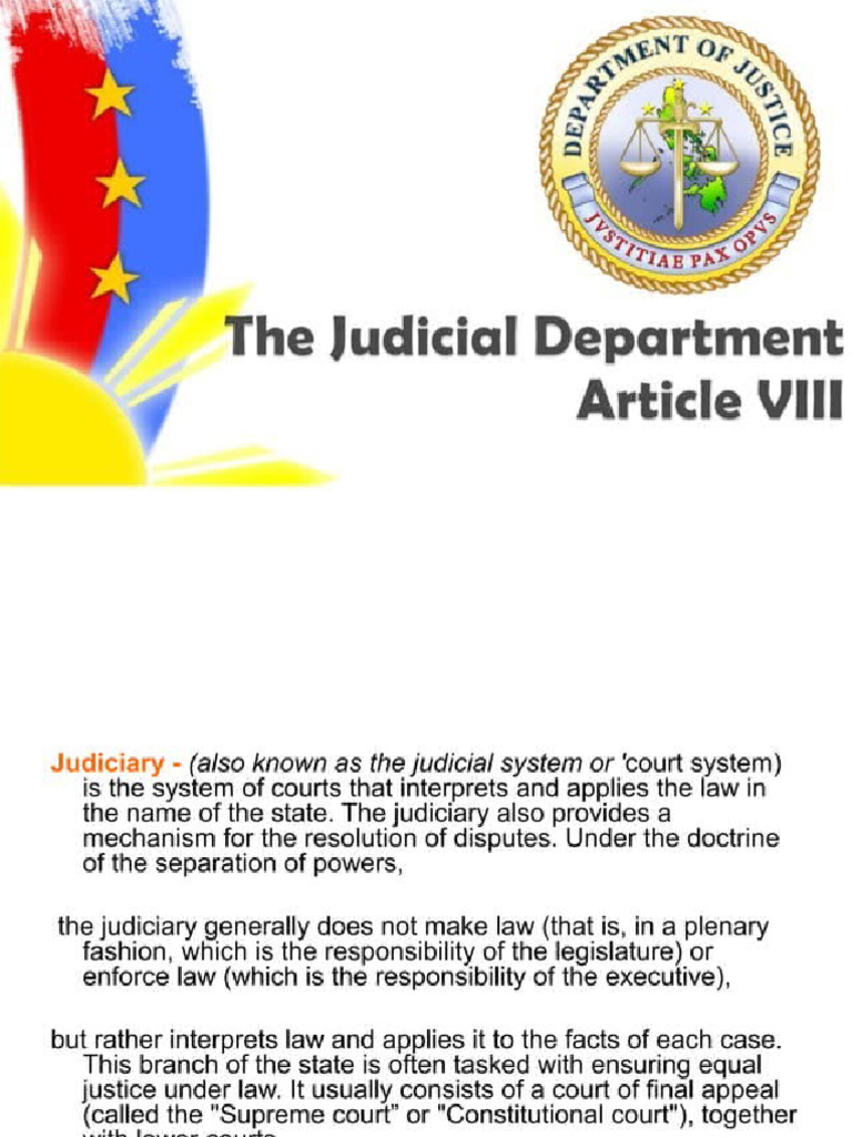 Overview of Philippine Court System | PDF