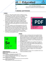 Well Fact Sheet: Cadmium and Selenium