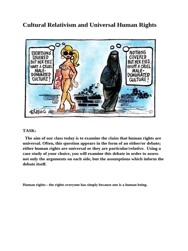 Cultural Relativism and Universal Human Rights | PDF | Human Rights ...