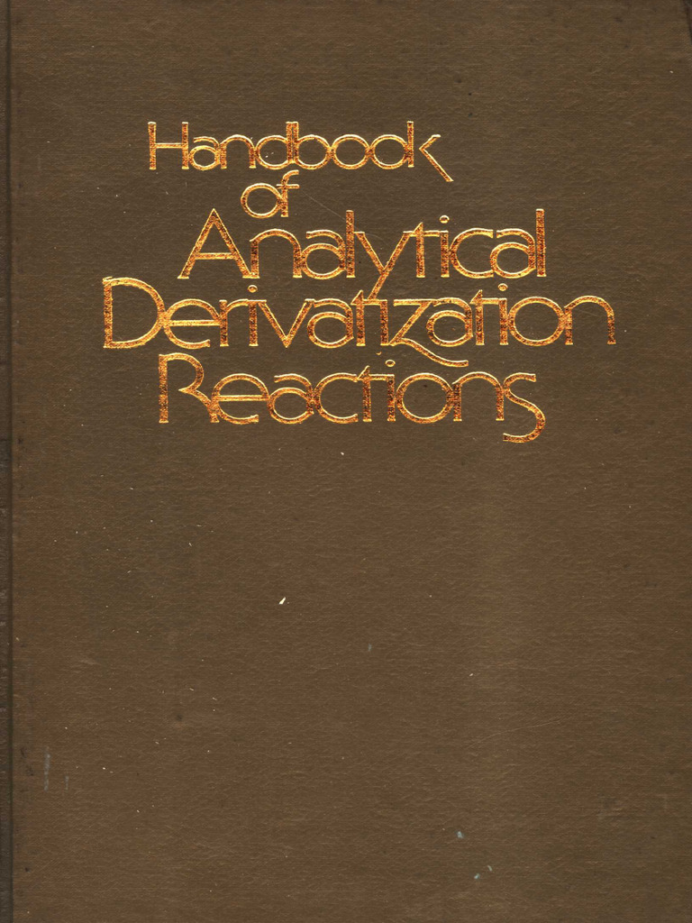 語学+参考書 Handbook of Analytical Derivatization Re HANDBOOK OF ANALYTICAL DERIVATIZATION REACTIONS -- KANIEL