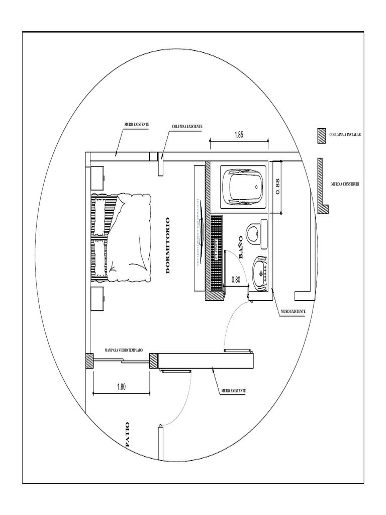 remodelacion de cuarto con baño | PDF