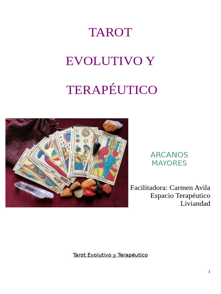 Tarot Evolutivo: Arcanos Mayores y Terapia | PDF | Tarot | Amor