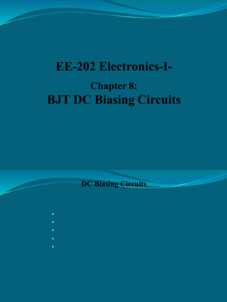 Ch-8 BJT DC Biasing Circuits ' | PDF | Bipolar Junction Transistor ...