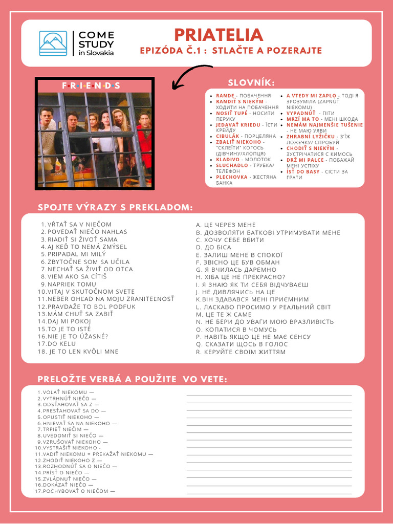 Priatelia 1 | PDF