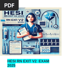 Hesi Rn Exit v2 Exam 2025