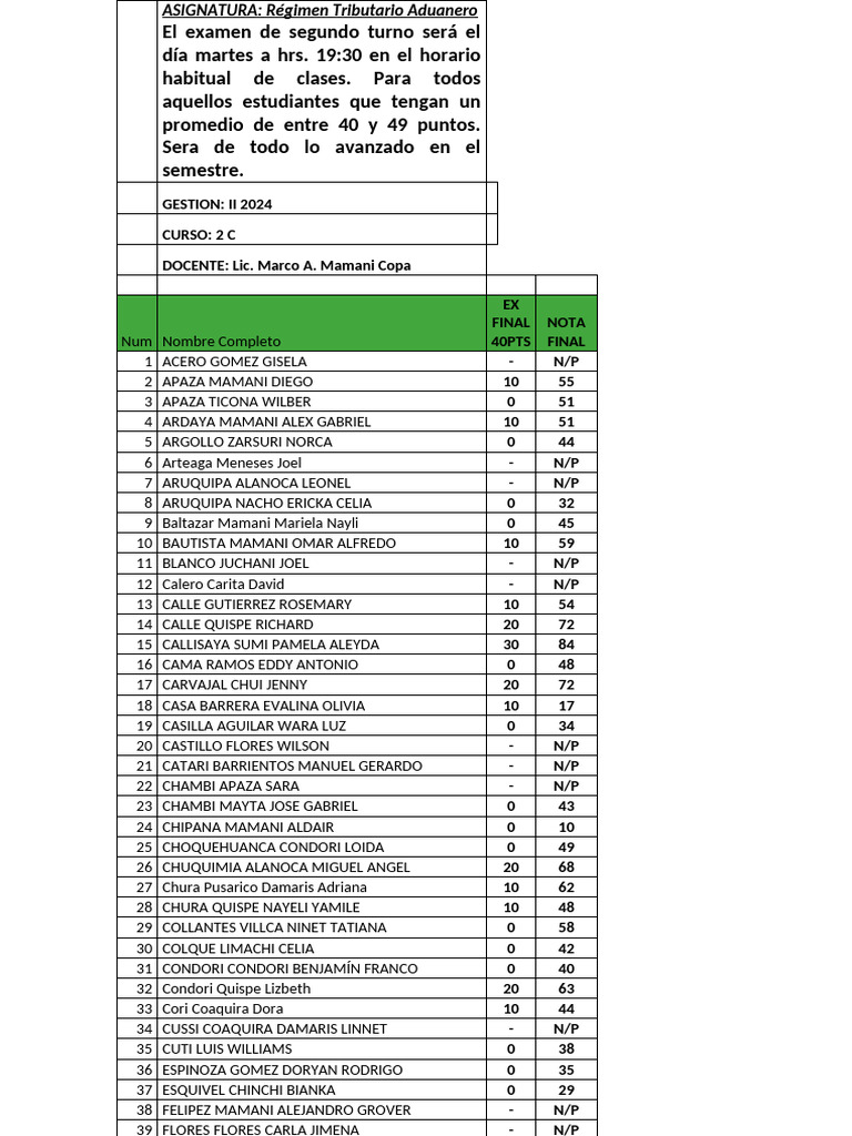 2C Ii-2024 Nota Final | PDF